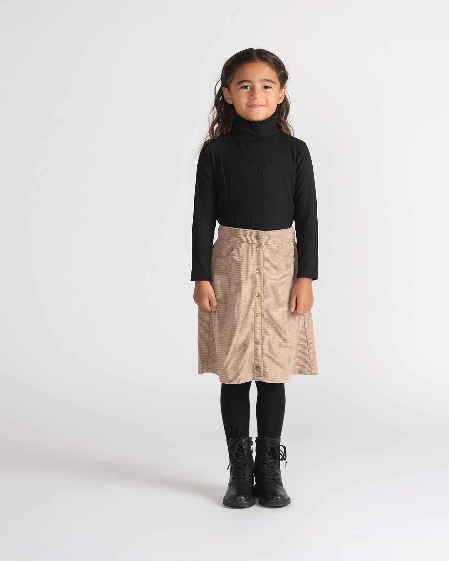 WAFFLE CORDUROY SKIRT