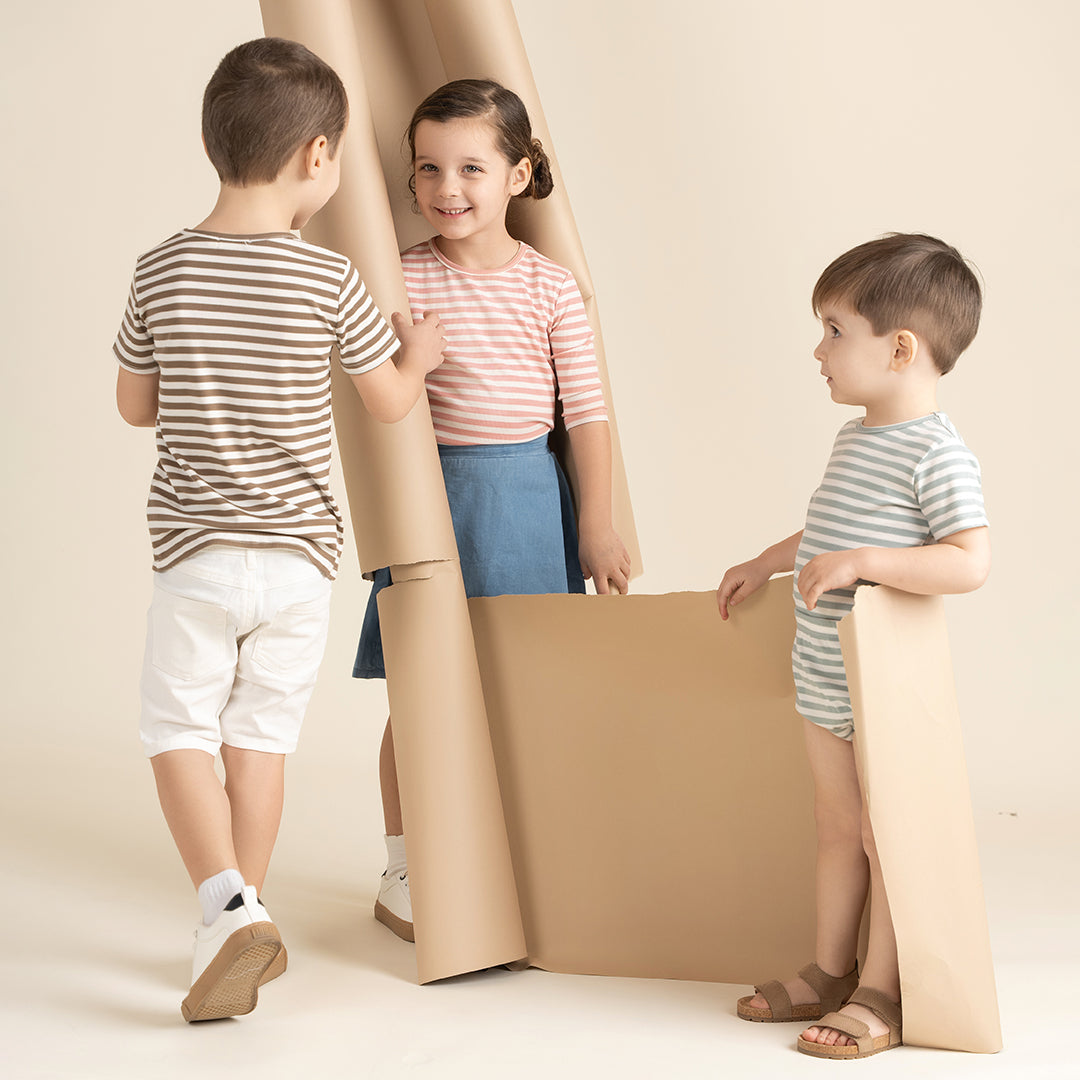 SHORT SLEEVES CLASSIC STRIPED TSHIRT