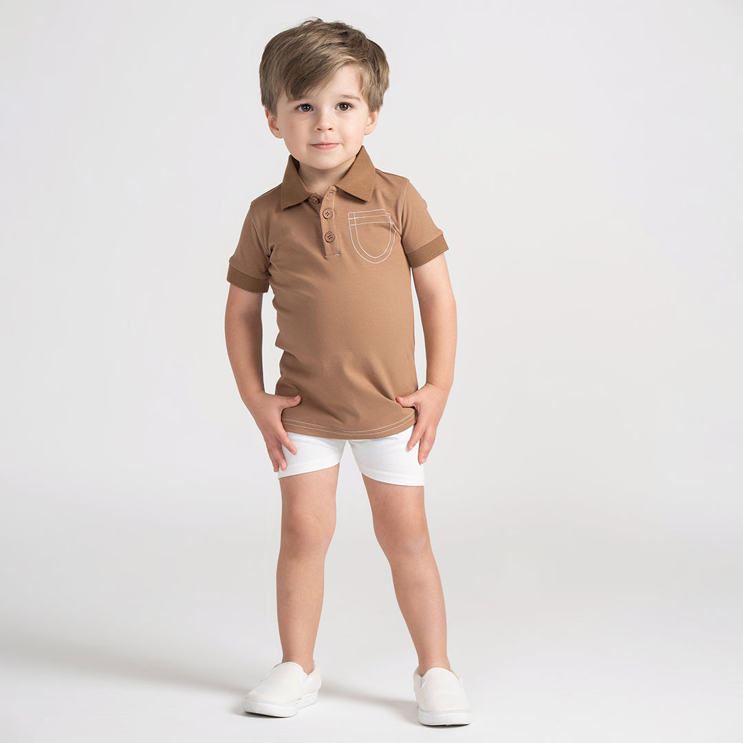 COLORFUL STITCHED POLO