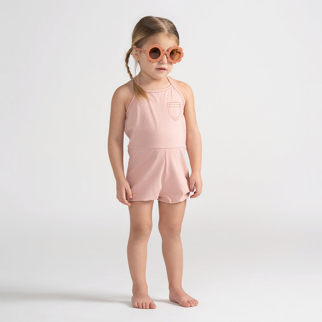 COLORFUL STITCHED ROMPER