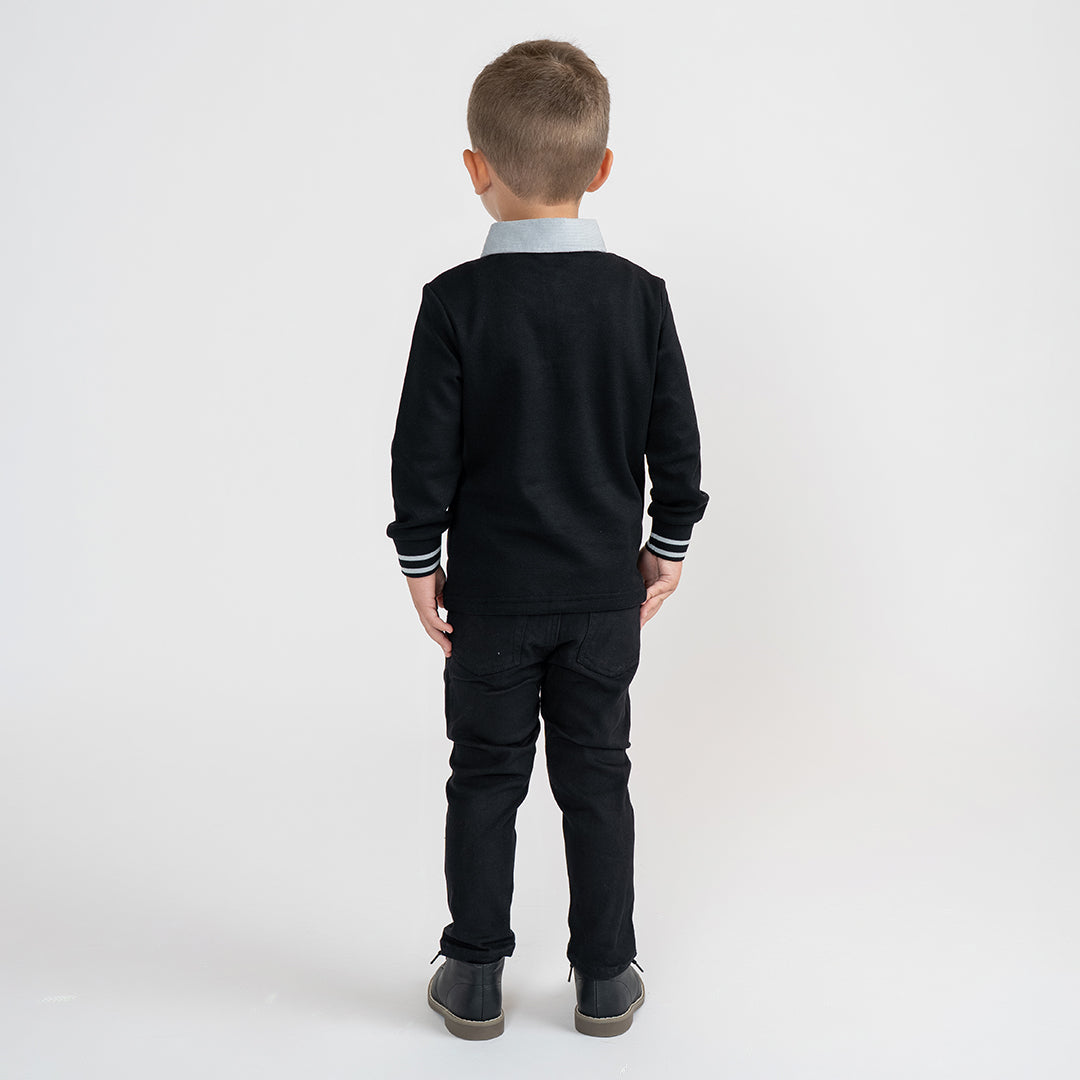 CORDUROY COLLAR POLO