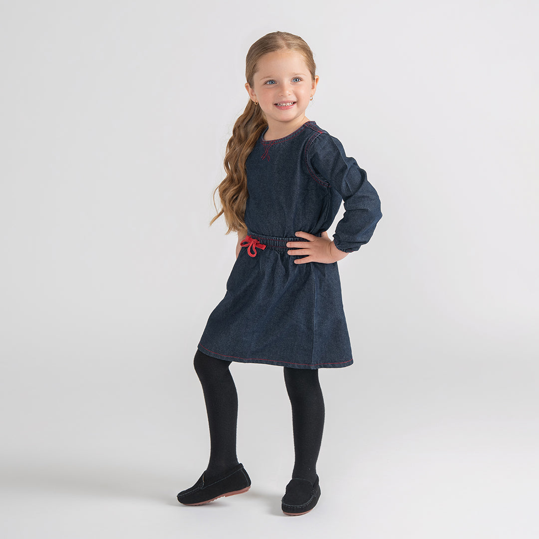 DENIM STITCHED SKIRT