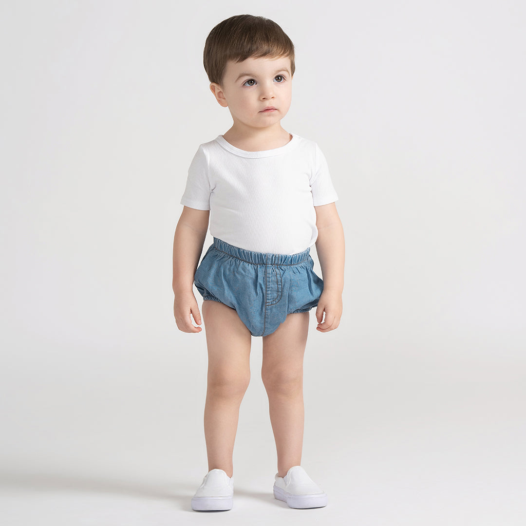 DENIM TENCEL BLOOMERS