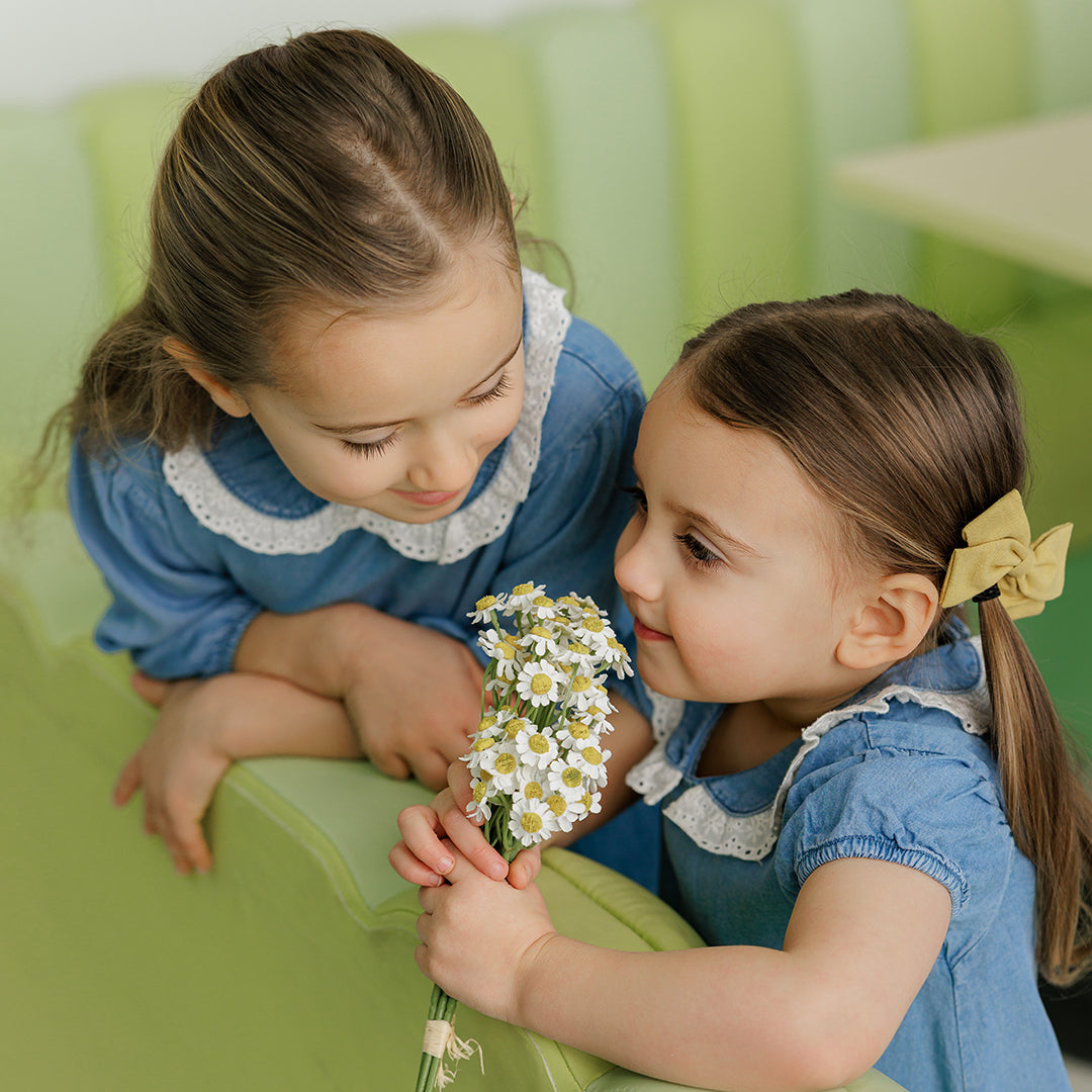 EYELET TRIM COLLAR ROMPER