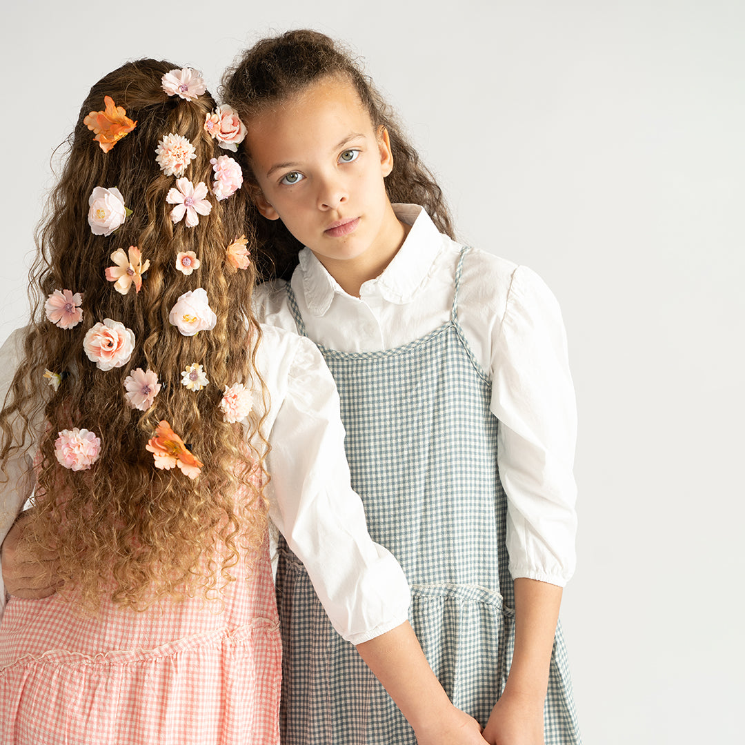 3/4 SLEEVES RUFFLE COLLAR BLOUSE