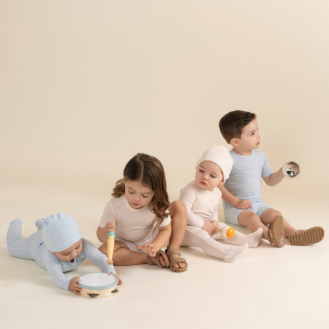 PASTEL STRIPE BEANIE