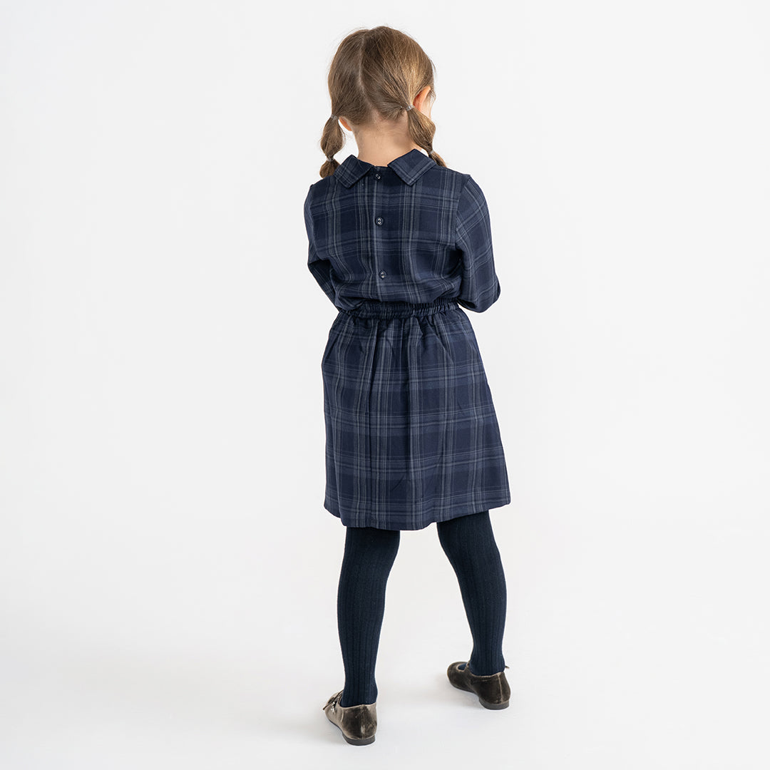 PLAID COLLAR SHIRT