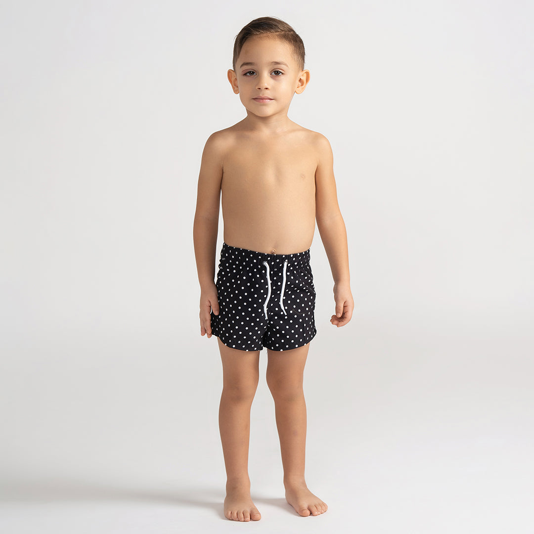 POLKA DOT SWIM SHORTS
