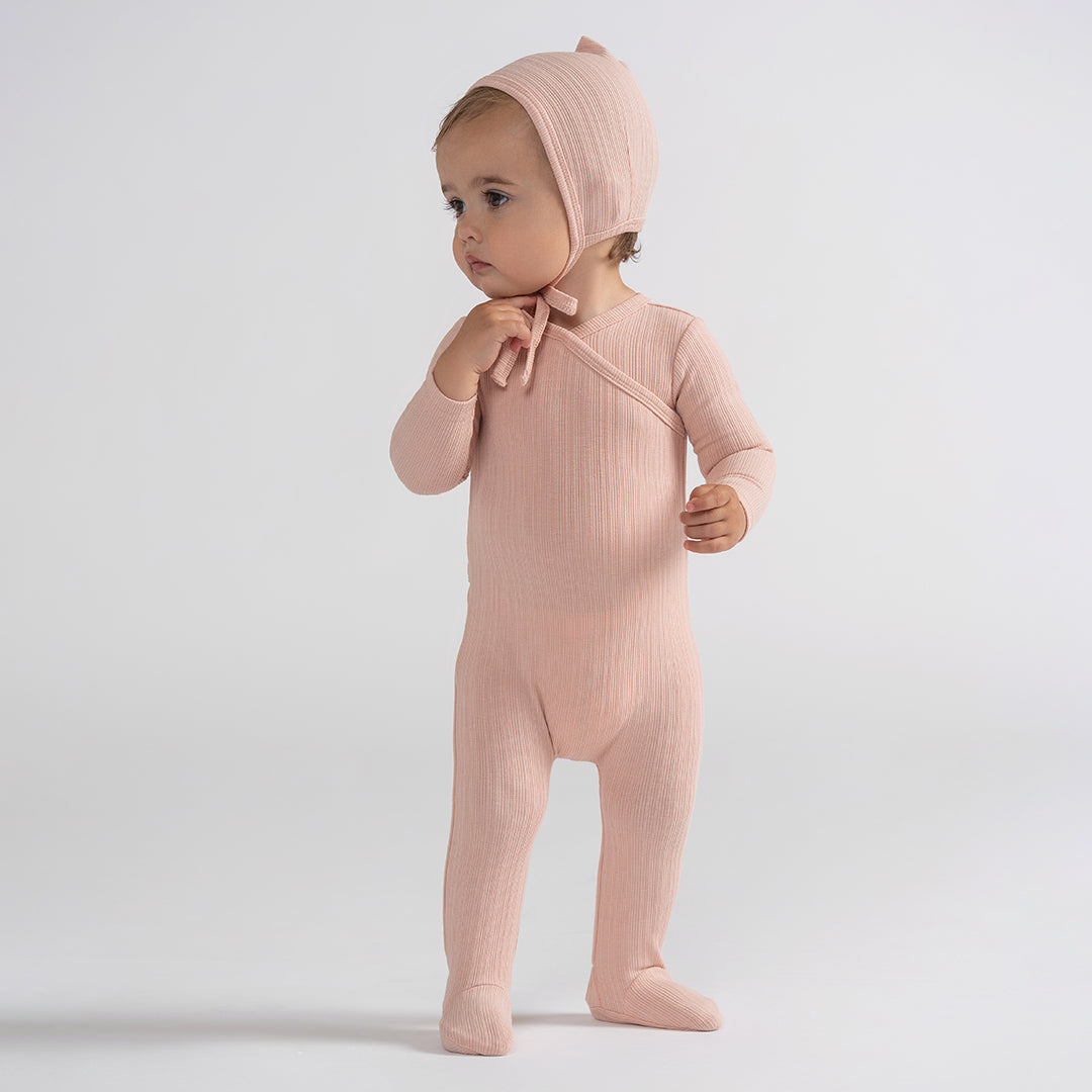 RIBBED WRAP FOOTIE