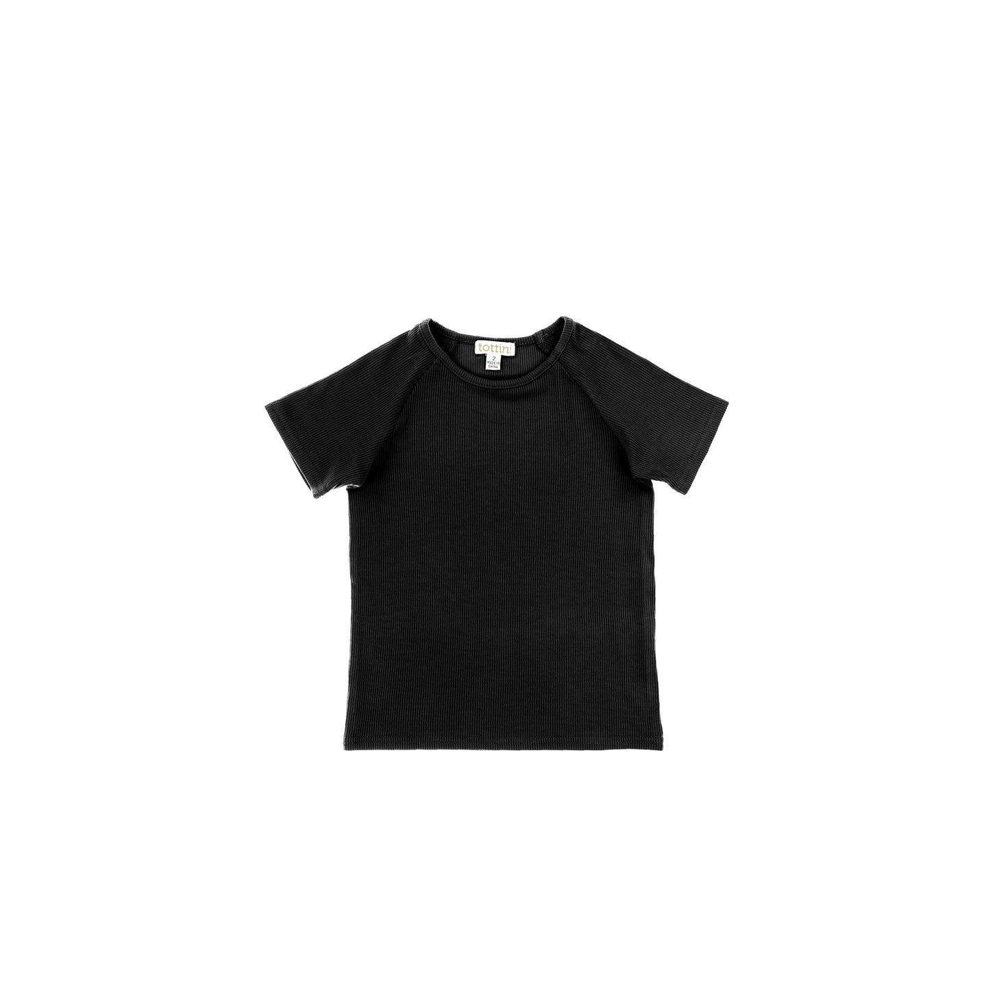 SHORT SLEEVES RIBBED TSHIRT
