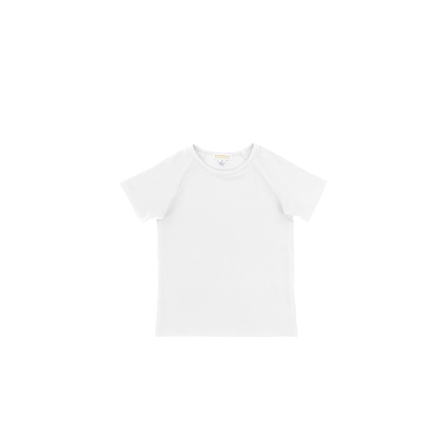SHORT SLEEVES RIBBED TSHIRT