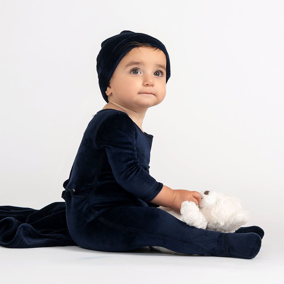 VELOUR FOLD OVER HAT