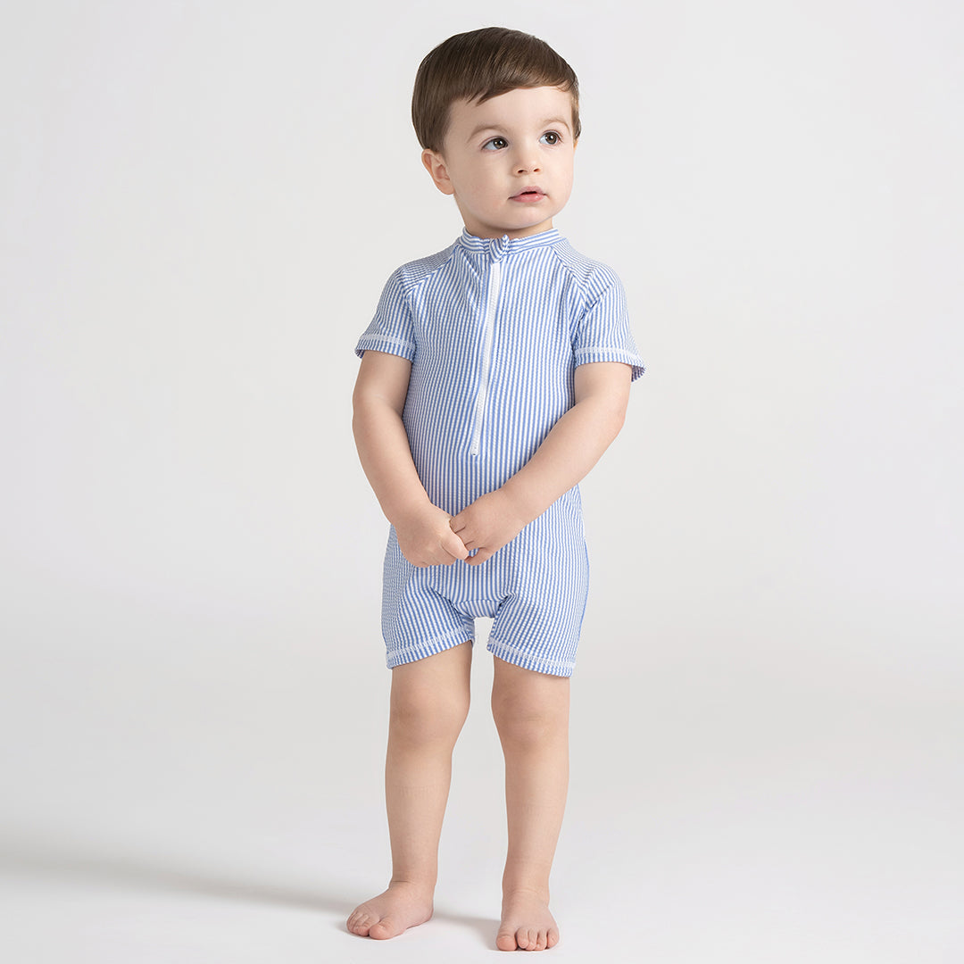 SEERSUCKER BABY RASHGUARD