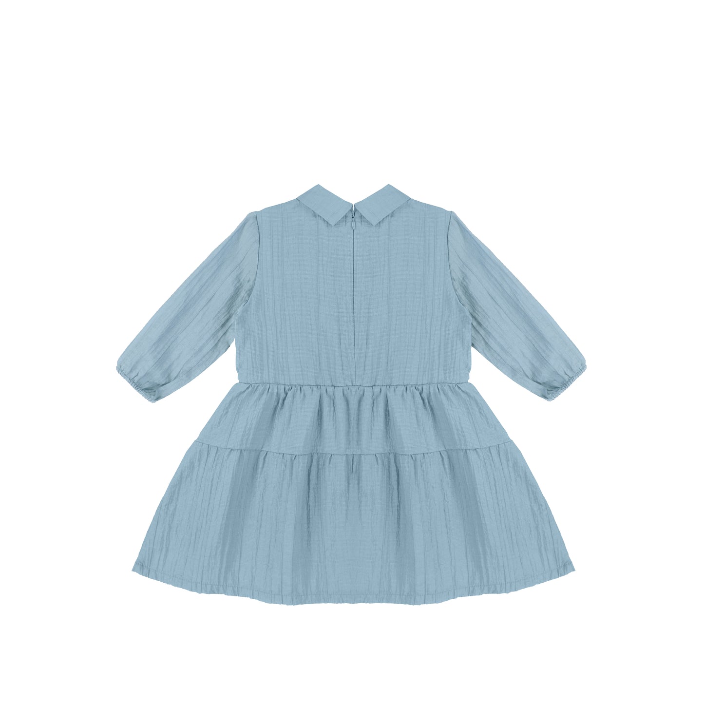 3/4 SLEEVES TEXTURED LINE DRESS