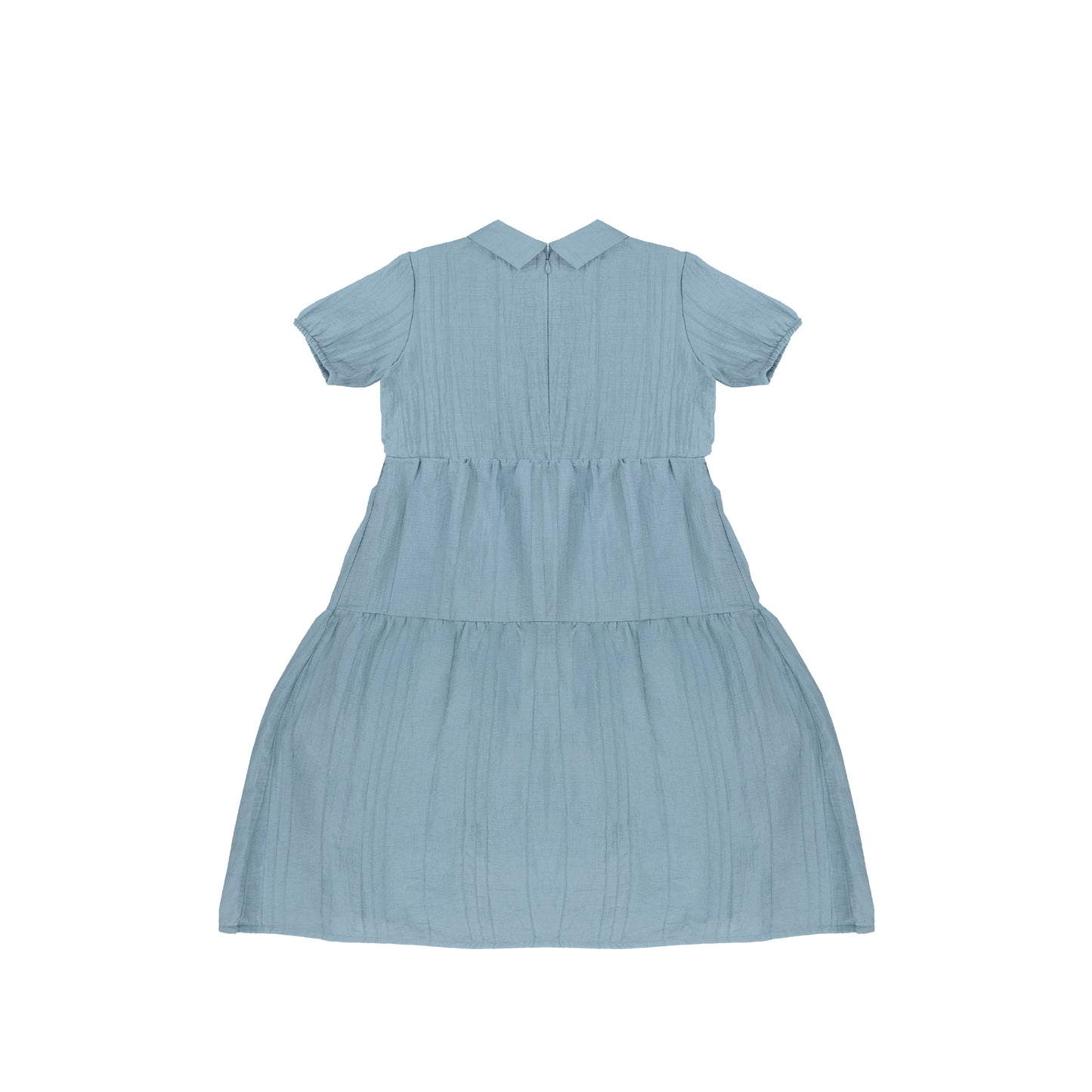 SHORT SLEEVES TEXTURED LINE MAXI