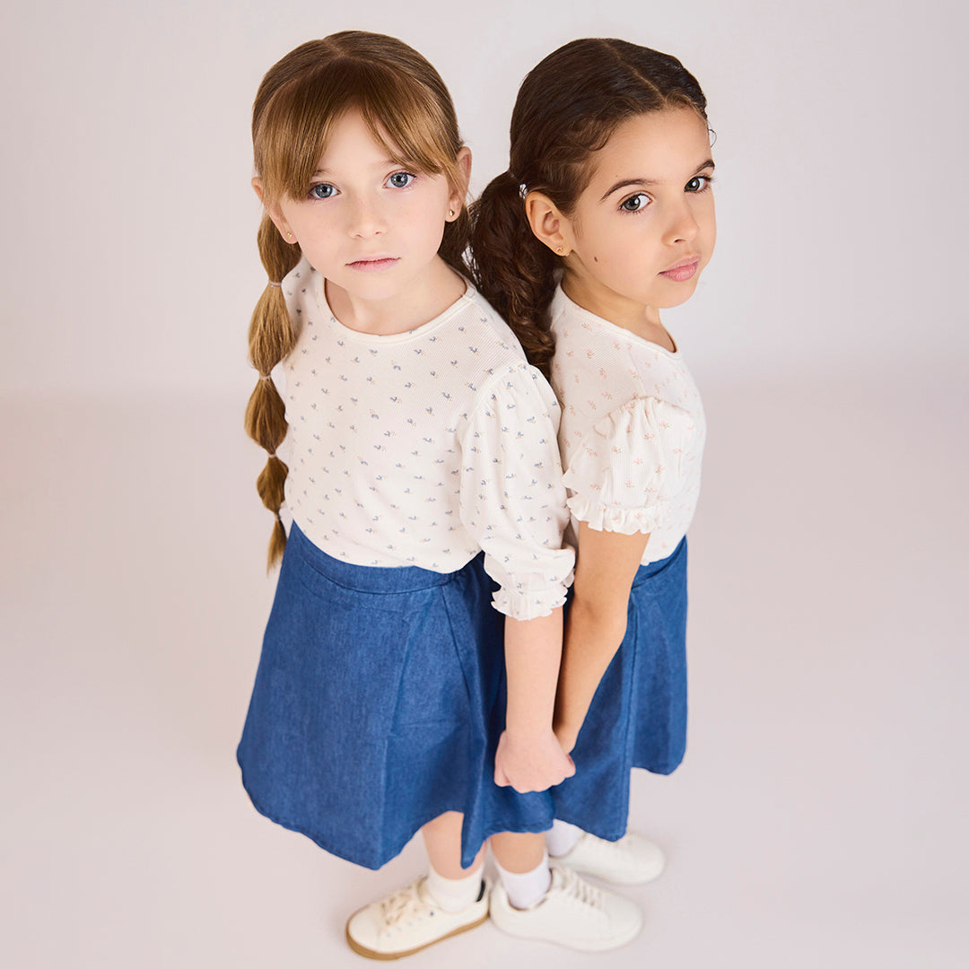 3/4 SLEEVES MINI BLOOM TSHIRT