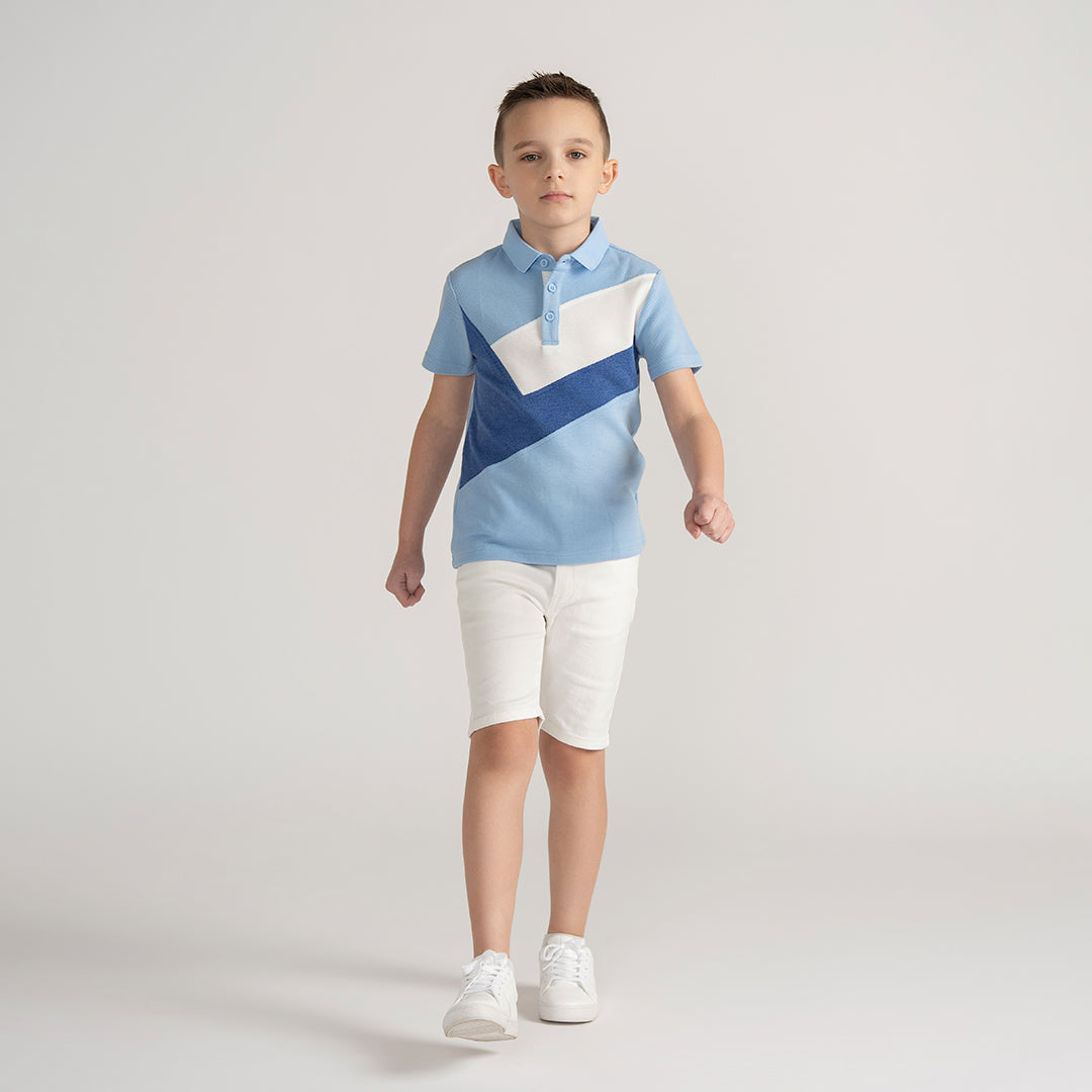 PIQUE COLORBLOCK POLO