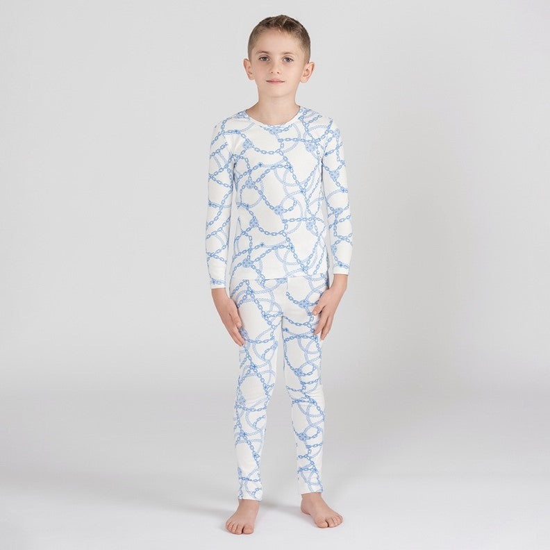 CHAIN PRINT PAJAMAS