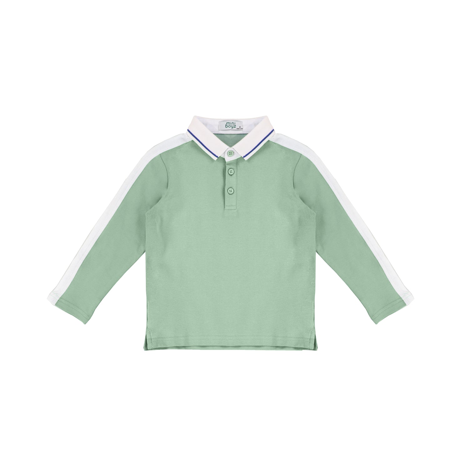 LONG SLEEVES COLLAR TRIM POLO