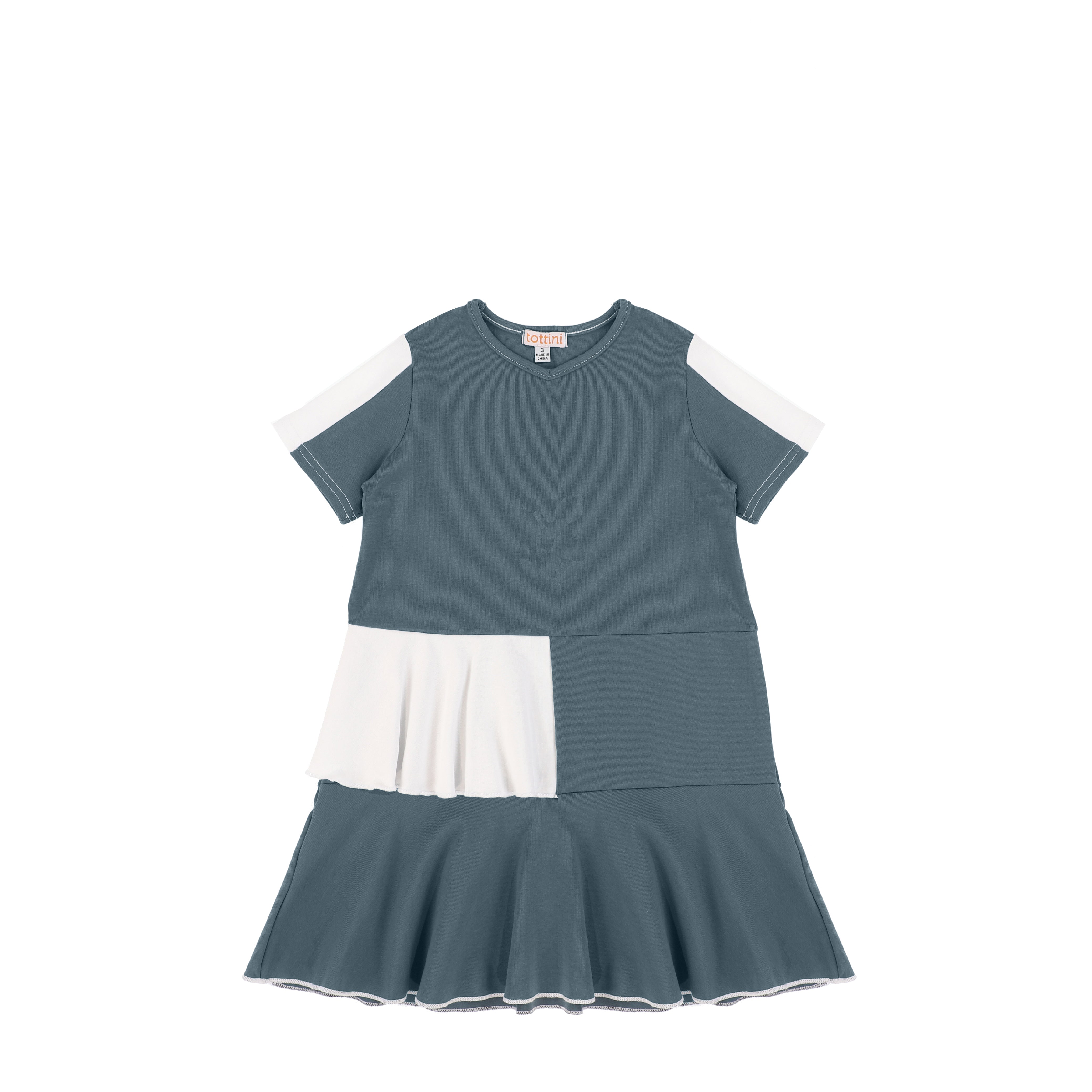 short sleeve color block dress 90s Color Block Dress Two Tone Cream Navy Short Sleeve Collar Vintage Academic Professional Office Preppy Classic Dressy Elegant Small S
