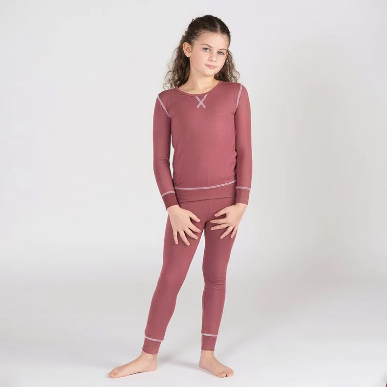 CONTRAST STITCHED PAJAMAS