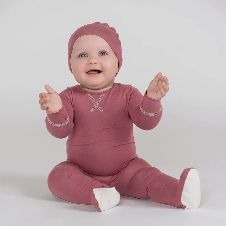 CONTRAST STITCHED FOOTIE