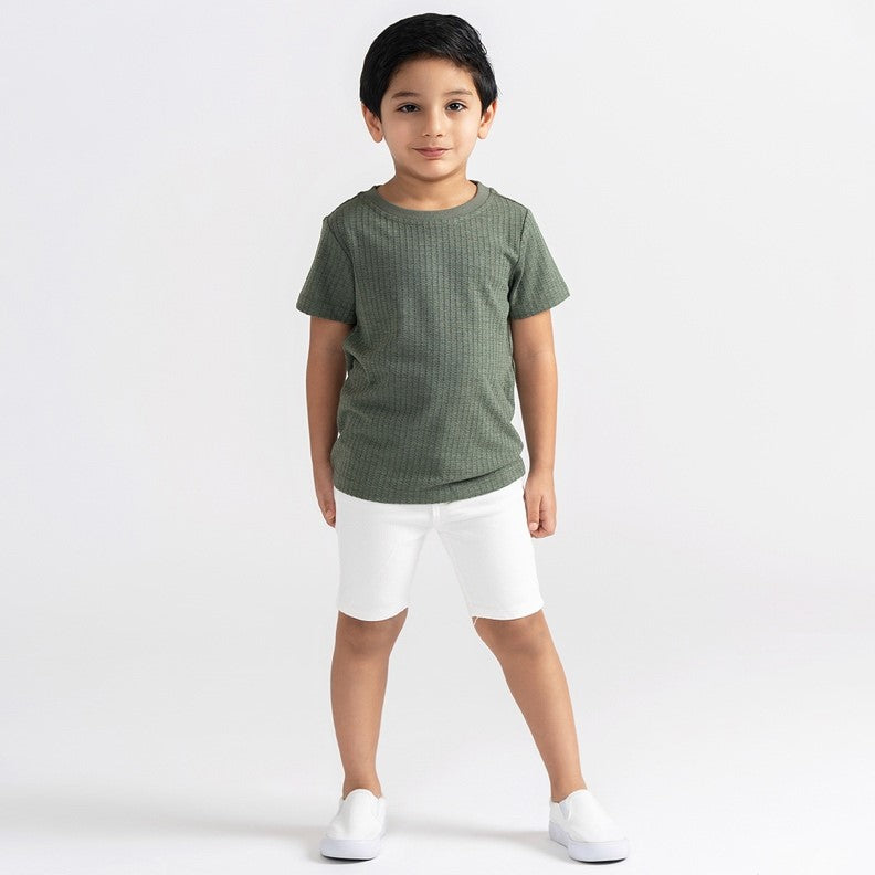 CROSS STITCHED TSHIRT