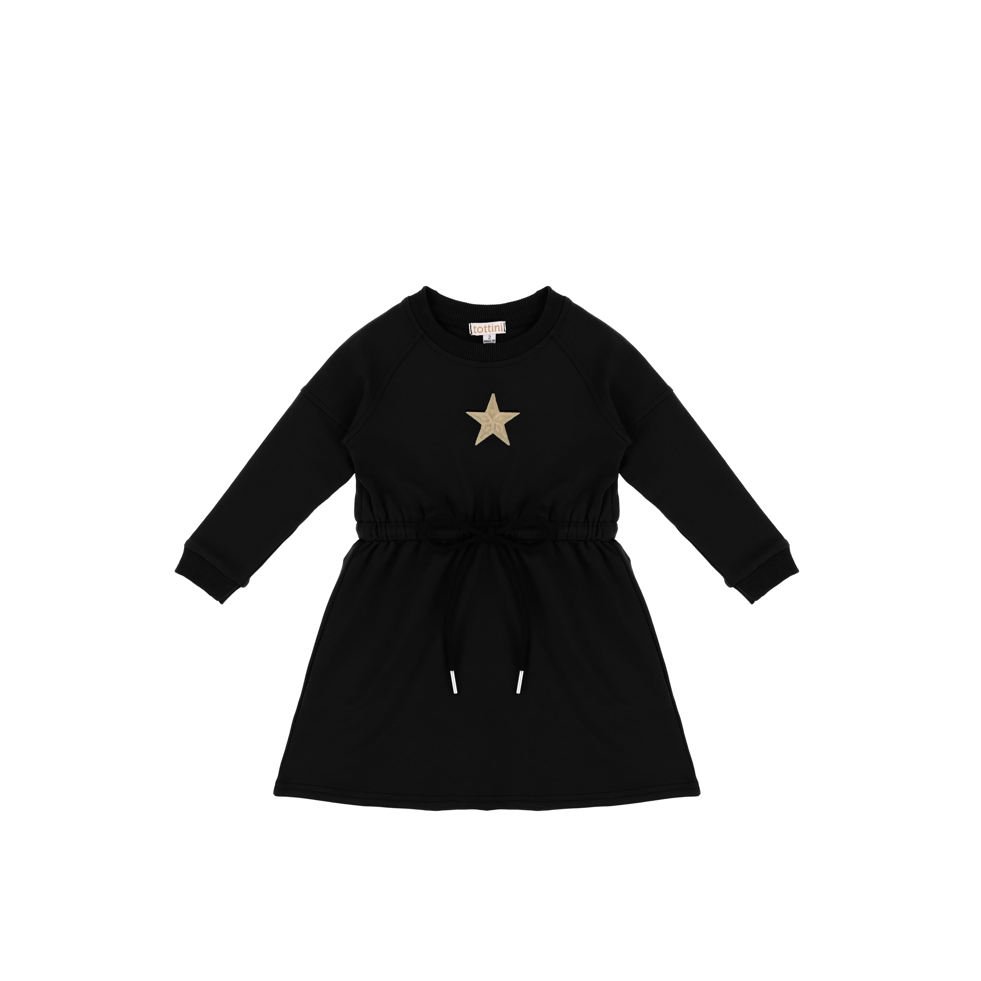 EMBROIDERED STAR DRESS Black / 14 EMBROIDERED STAR DRESS Black / 14