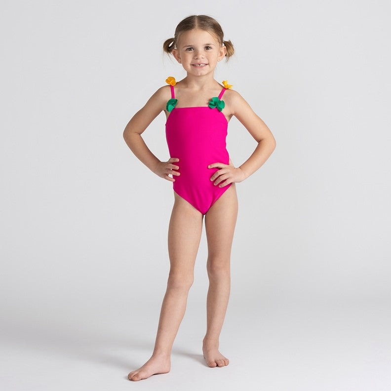 FLOWER STRAP BATHING SUIT