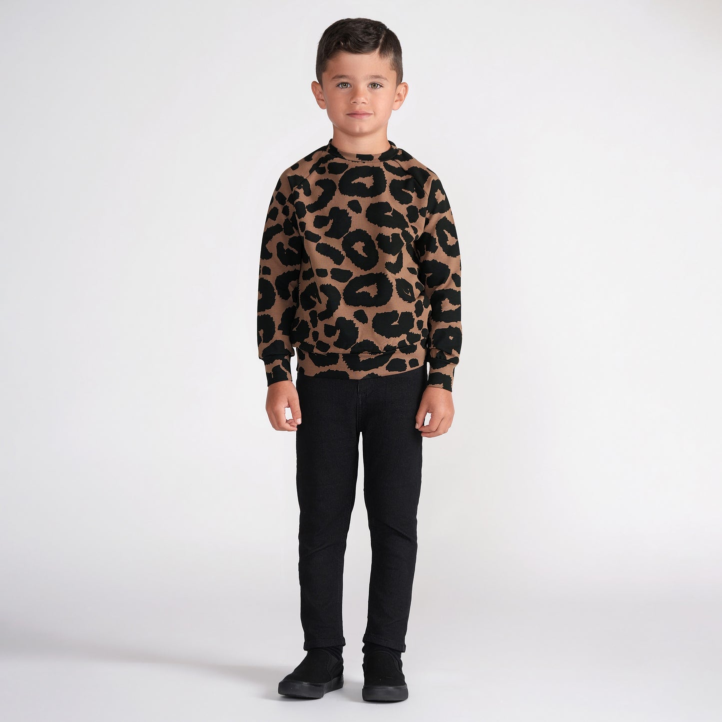 LEOPARD PRINT SWEATSHIRT