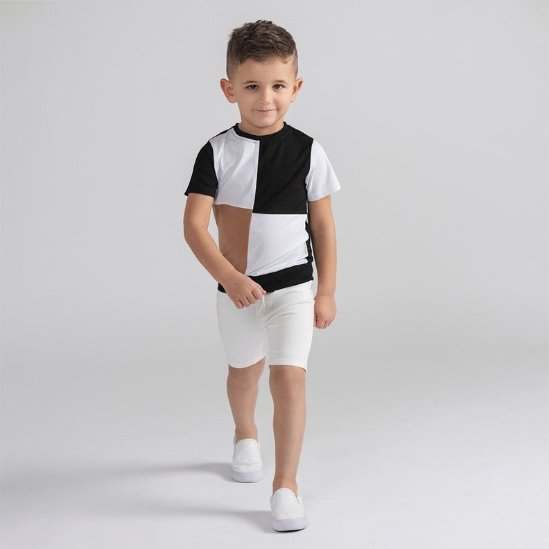 COLORBLOCK SQUARE TEE