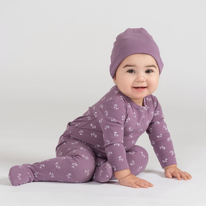 SOLID FOLD OVER BEANIE