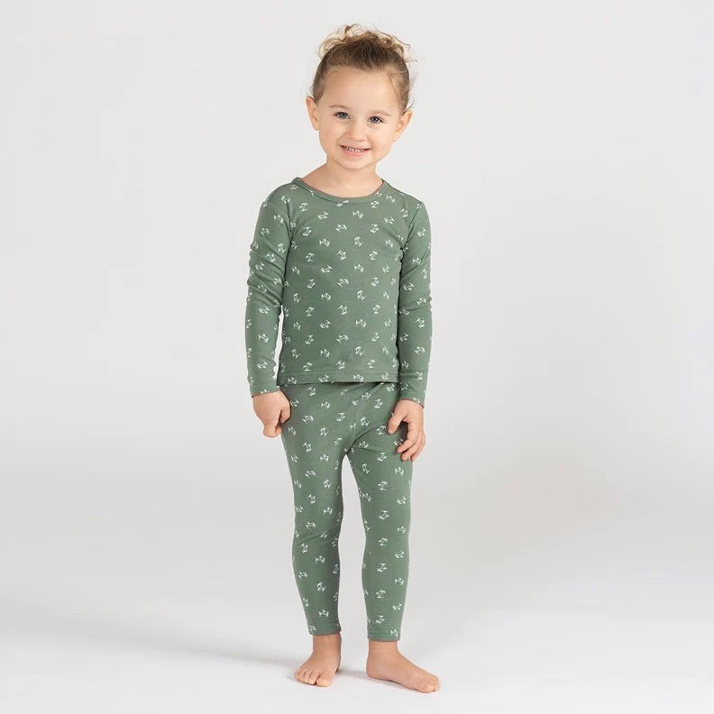 PALM TREE PRINT PAJAMAS