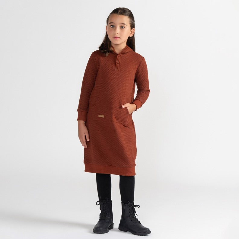 QUILTED POCKET DRESS