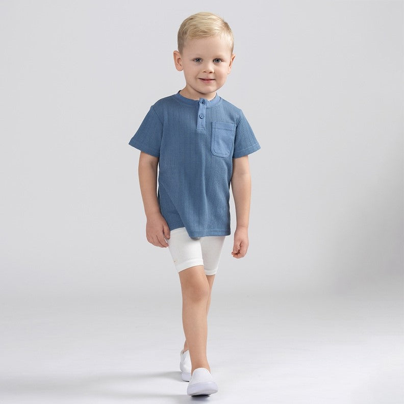 TEXTURED POCKET HENLEY