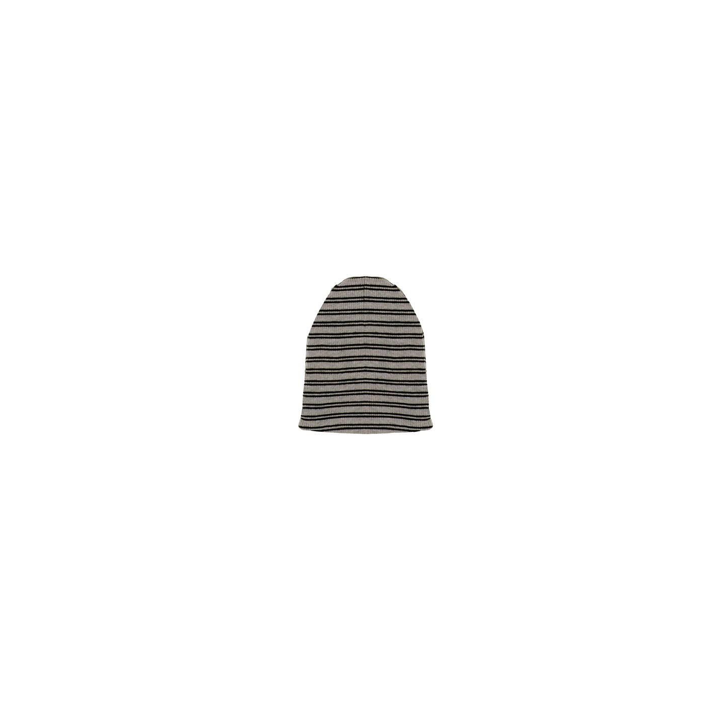 RIBBED STRIPED BEANIE