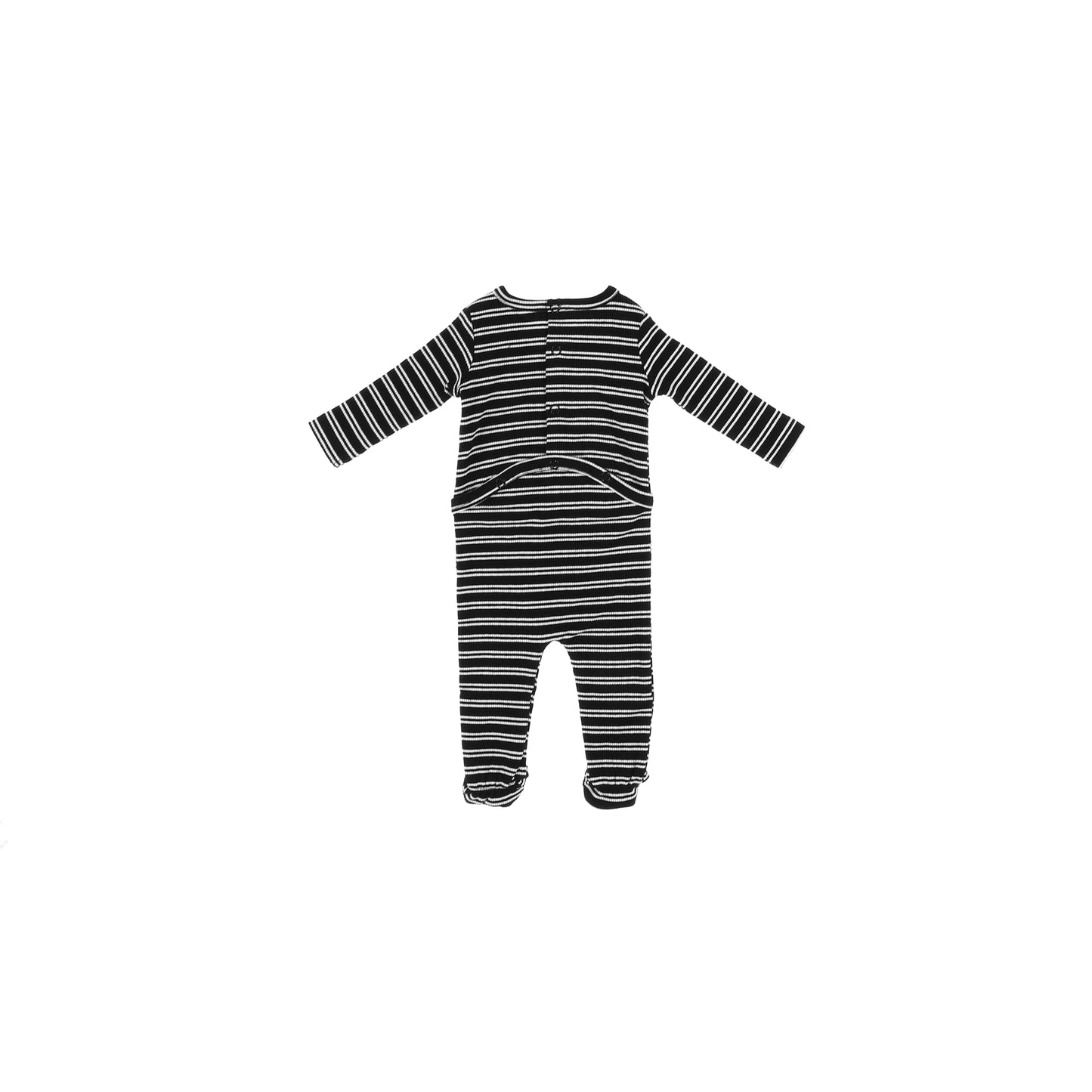 RIBBED STRIPED FOOTIE