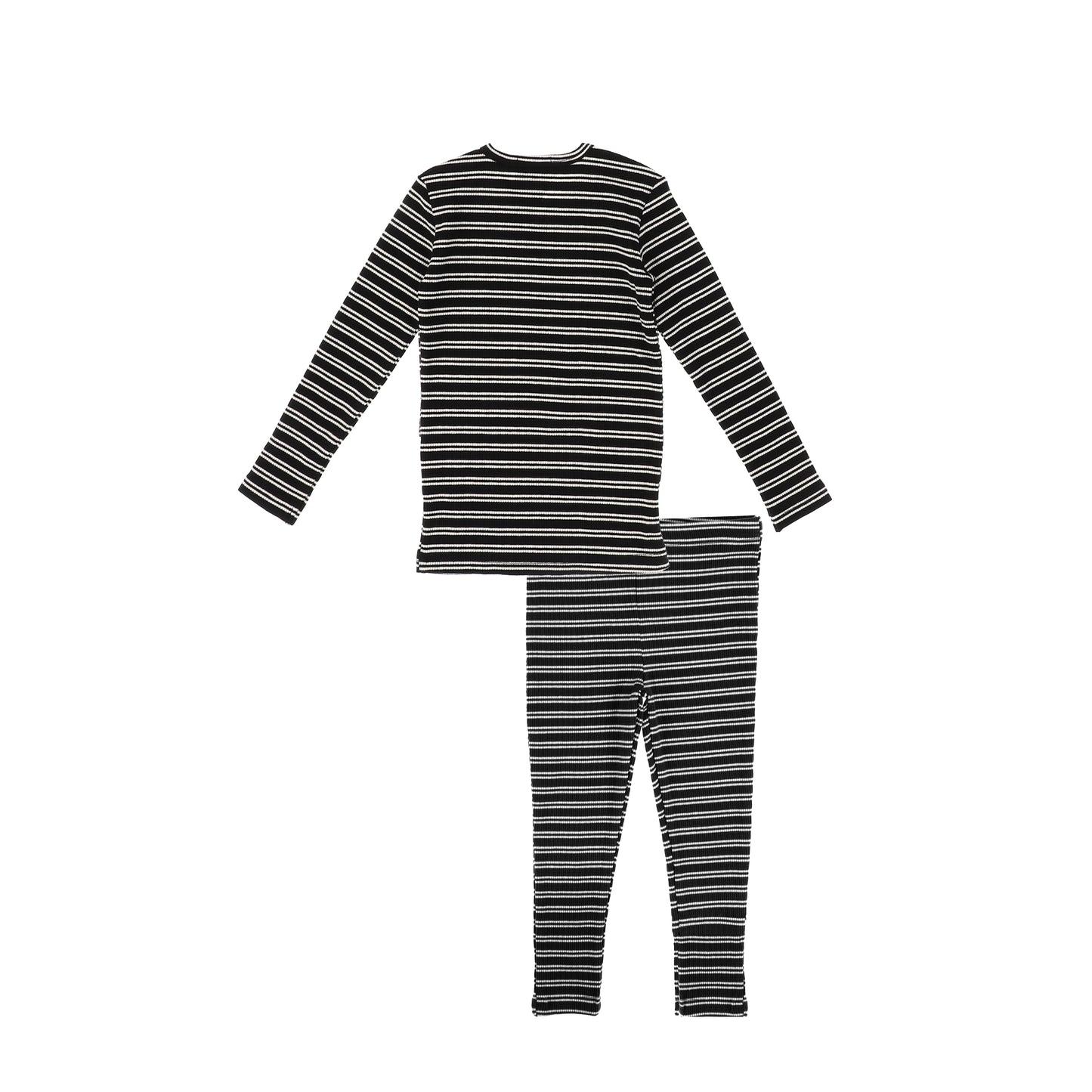 RIBBED STRIPED PAJAMAS