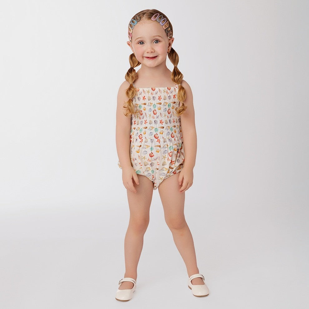 SEASHELL PRINT ROMPER