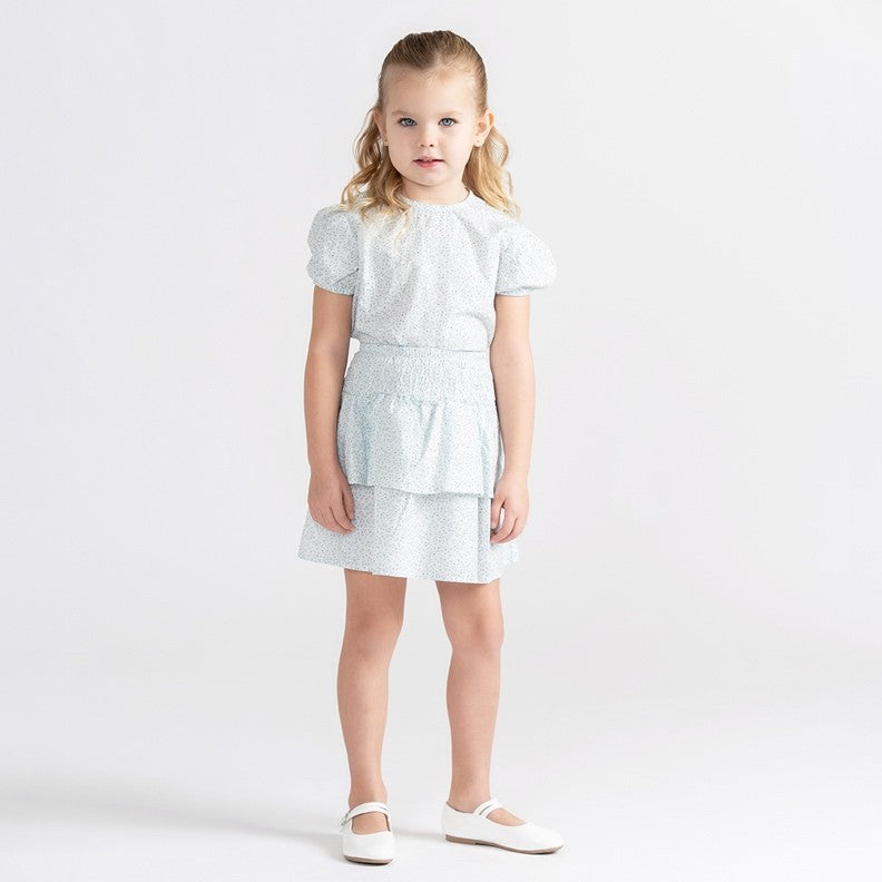 FLORAL PRINTED SKIRT