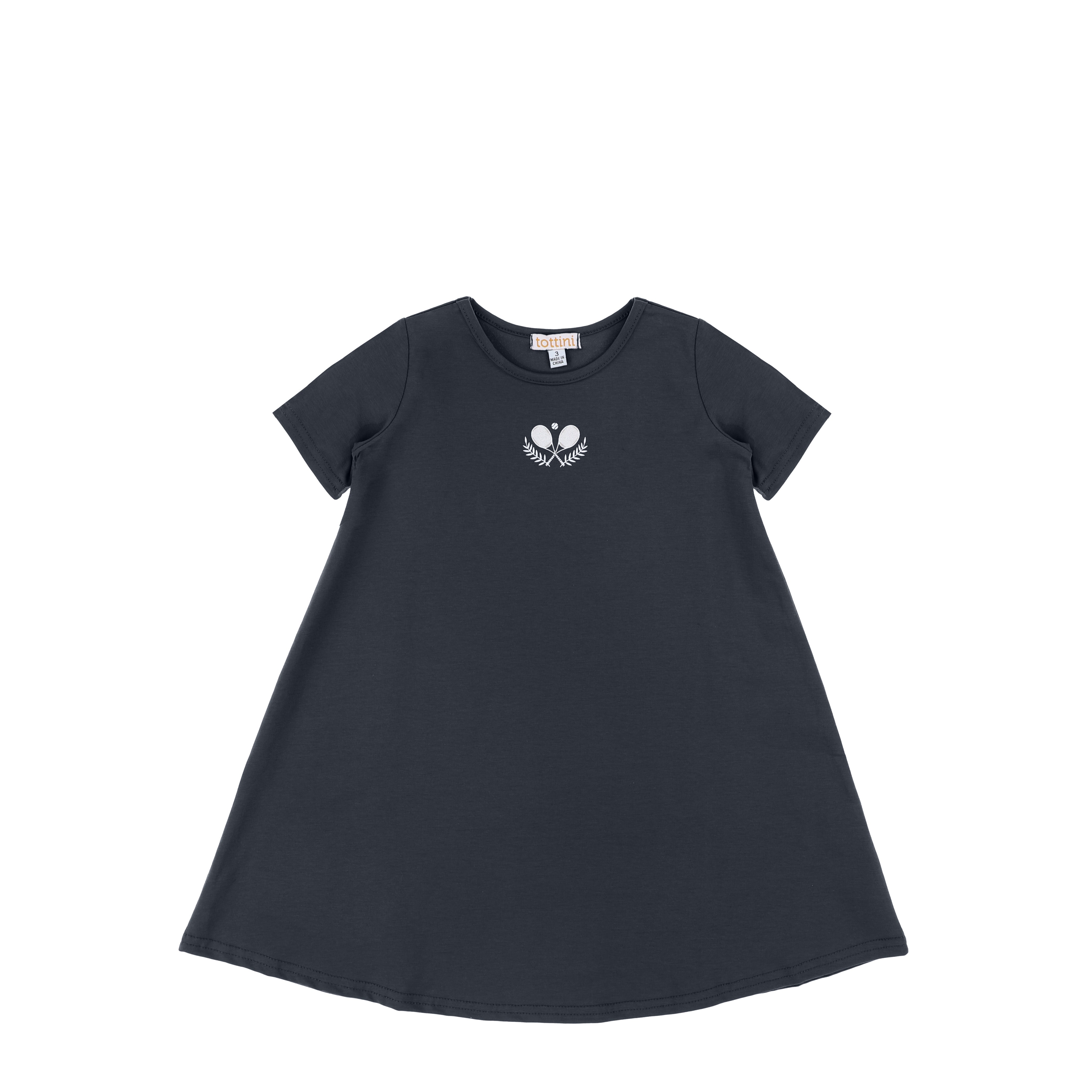 SHORT SLEEVES TENNIS DRESS Navy / 14 SHORT SLEEVES TENNIS DRESS Navy / 14