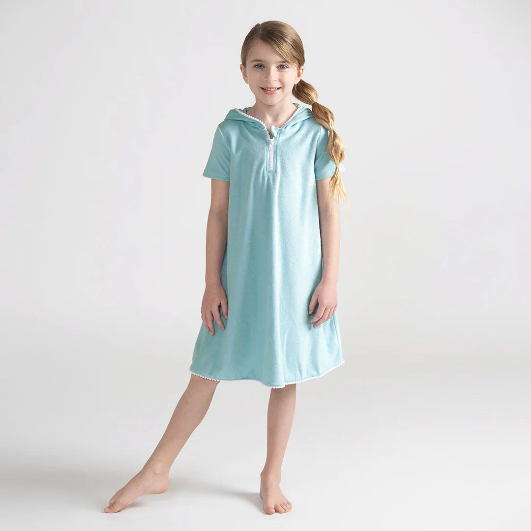 SHORT SLEEVES TERRY DRESS