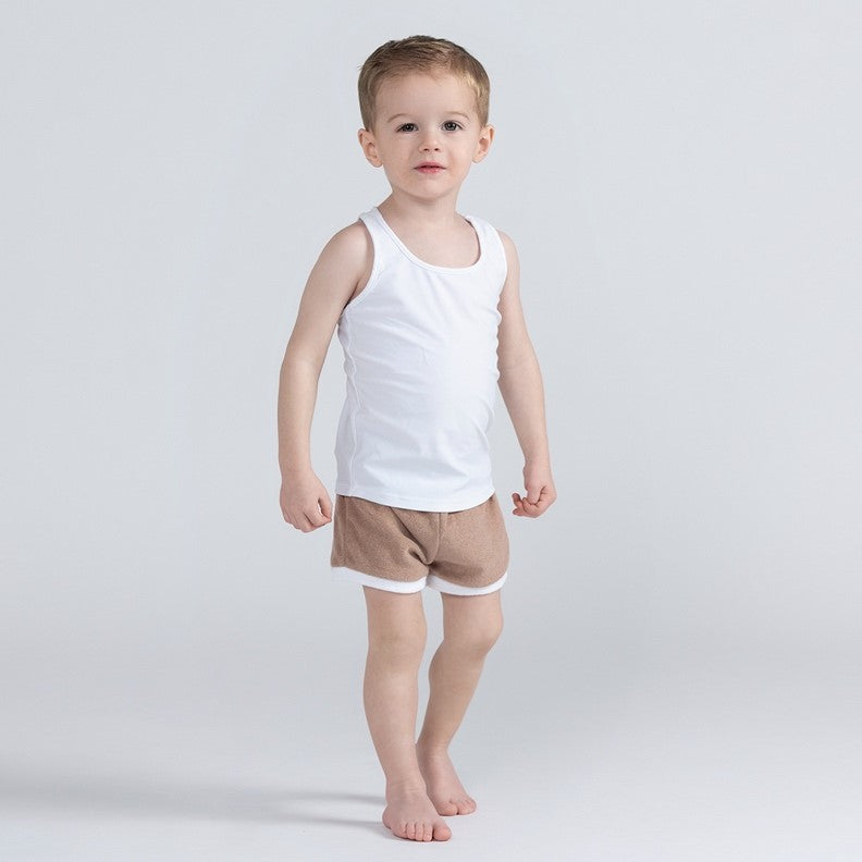 TERRY TRIM TRACKSHORTS