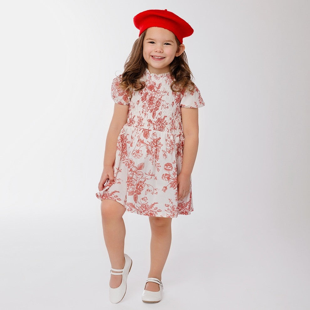 SHORT SLEEVES TOILE DRESS