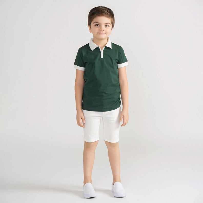 TRIM ZIP POLO