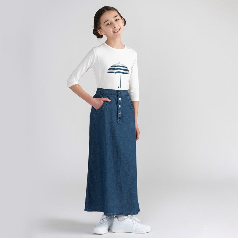 3/4 SLEEVES UMBRELLA TEE