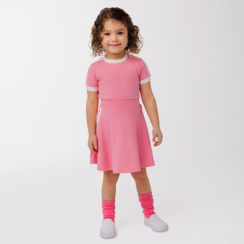 SHORT SLEEVES VARSITY STRIPE TSHIRT