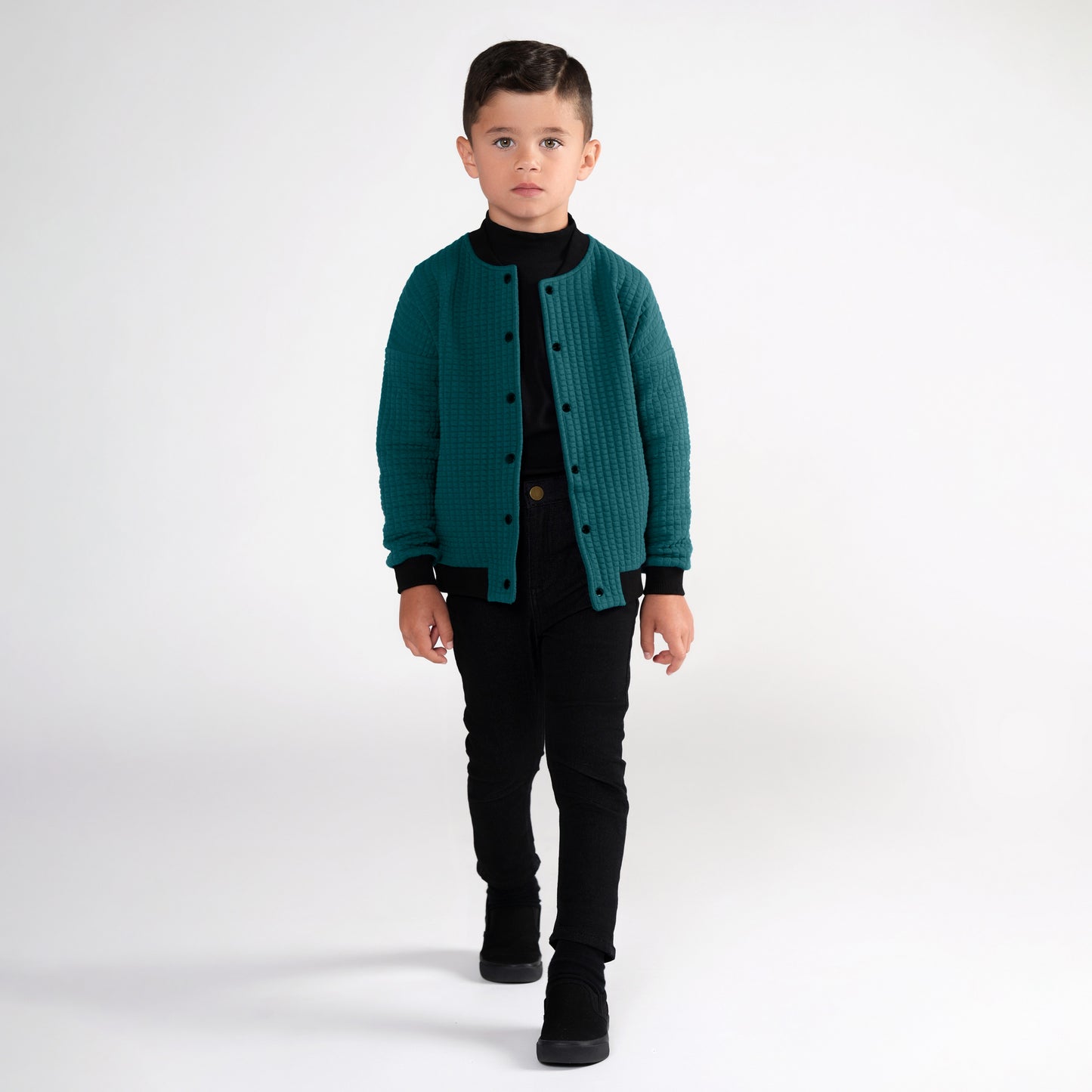 QUILTED VARSITY JACKET