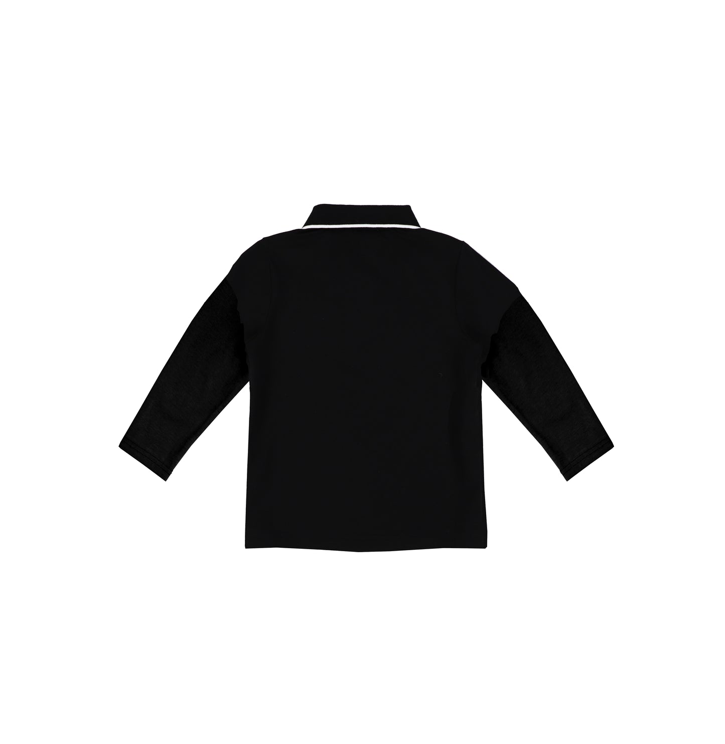 LONG SLEEVES ZIPPER TRIM POLO