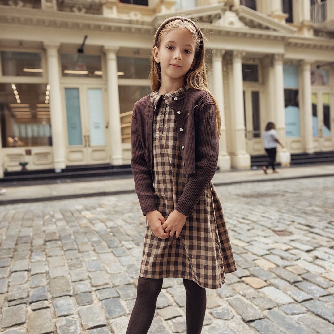 WINTER GINGHAM DRESS